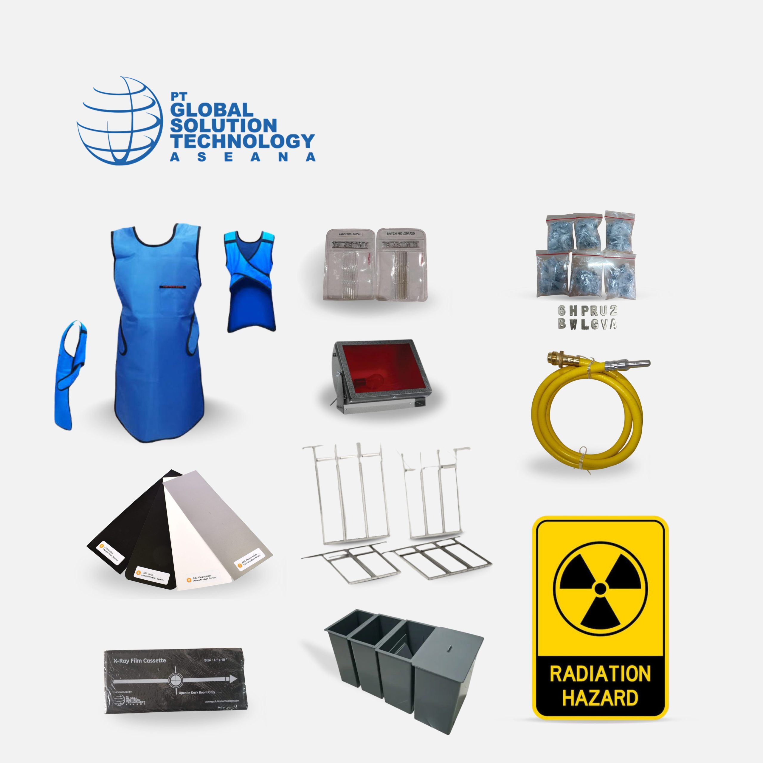 Radiography accessories untuk mendukung proses pengujian radiografi industri dengan hasil inspeksi yang akurat dan aman.