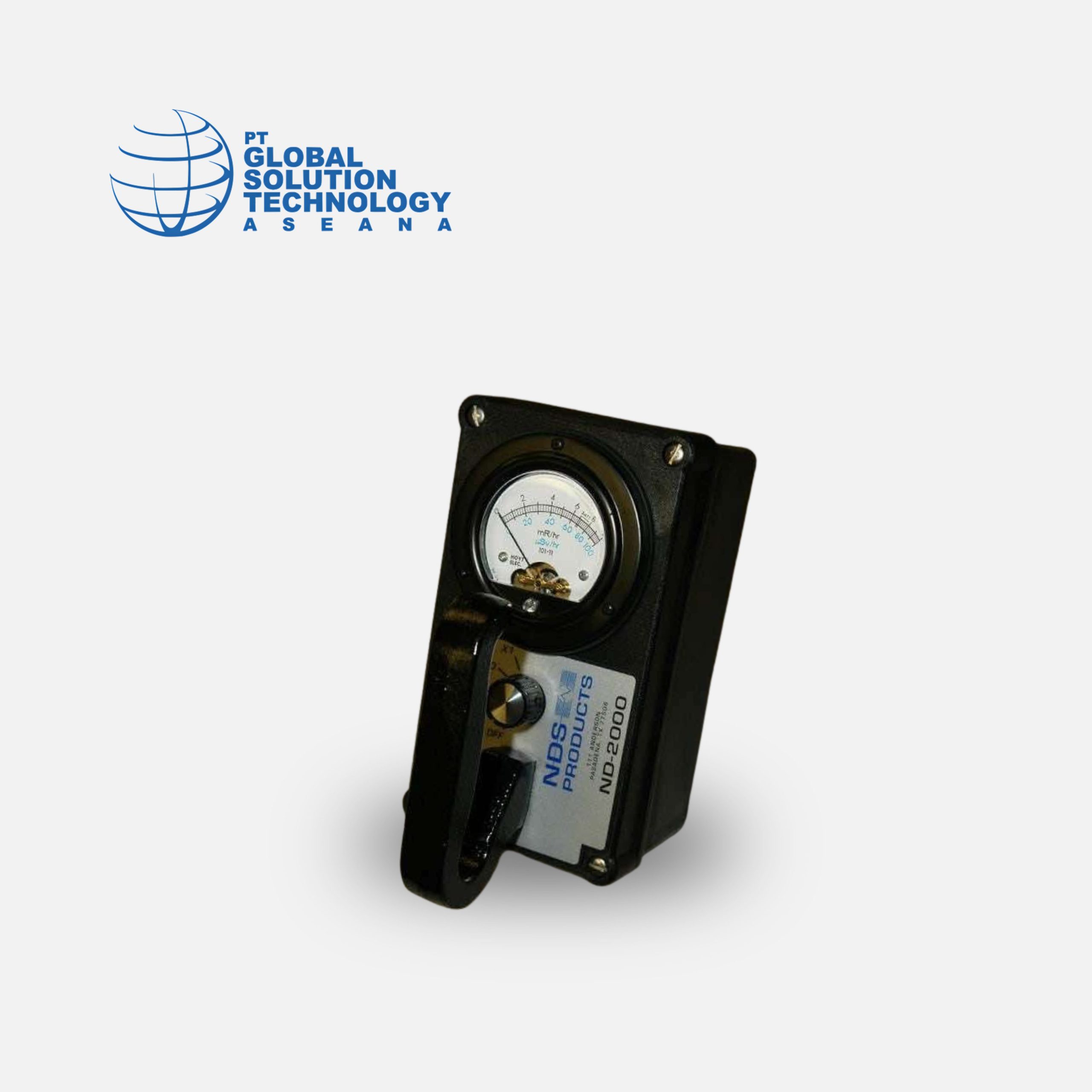 Survey Meter ND-2000 dari NDS Products untuk mengukur dan memantau tingkat radiasi secara akurat di lingkungan kerja.