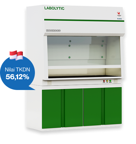 ECOHOOD Laboratory Fume Hood Interior with Polypropylene and Phenolic Resin Worktop