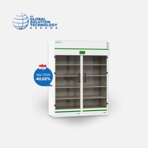 KALIS ductless chemical storage cabinet with filtration and ventilation system by Labolytic